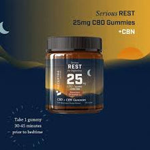 Load image into Gallery viewer, Receptra Rest for Nighttime CBD Gummies 25mg Mountain Strawberry CBD + CBN Gummies