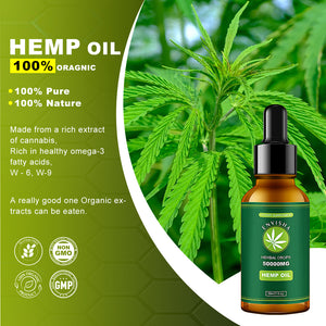 Envisha Hemp Oil CBD 50000mg Dietary Supplement Herbal Tincture Drops 30ml 1 fl.oz.