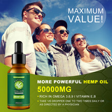 Load image into Gallery viewer, Envisha Hemp Oil CBD 50000mg Dietary Supplement Herbal Tincture Drops 30ml 1 fl.oz.