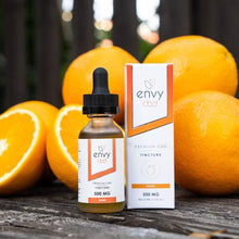 Load image into Gallery viewer, Envy Premium Hemp oil extract Tincture Orange 1.0 fl oz