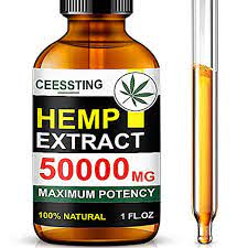 Envisha Hemp Oil CBD 50000mg Dietry Supplement Herbal Tincture Drops 30ml 1 fl.oz.