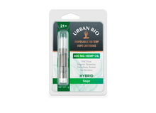 Load image into Gallery viewer, Hybrid Urban Bio Disposable ISO Terp Vape Cartridges (400 mg) | 1 gram cartridge PURE INHALATION CANNABIDIOL CARTRIDGES* Each cartridge boasts an especially pure level of MCT extract with high antioxidants and naturally-derived strain-specific organic Terpenes and no carcinogens. Third-party tested for vitamin E acetate, heavy metals and other solvents.  Featuring an especially pure level of MCT oil with high antioxidants and naturally-derived strain-specific organic terpenes.